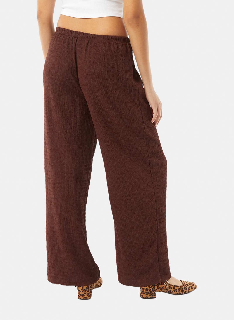 Kiabi Wide-Leg Crepe Knit Pants - Image 3